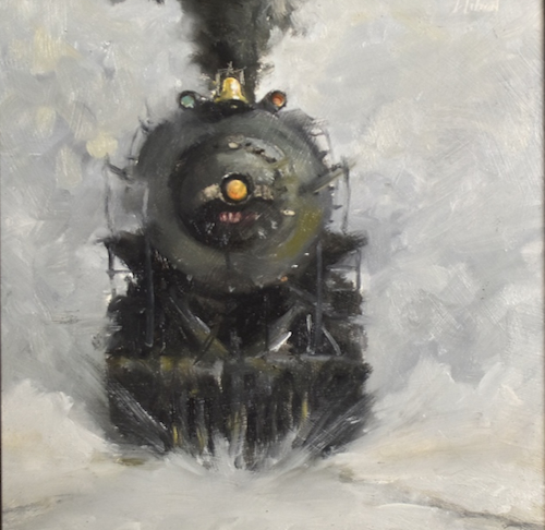 Blast from the Past 8x8 $400 at Hunter Wolff Gallery